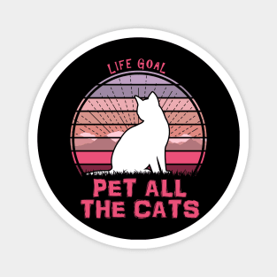 Pet all the cats Magnet